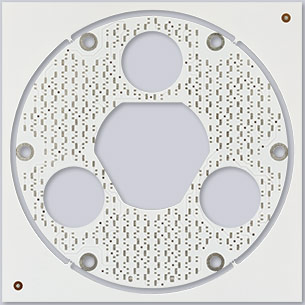 pcb 4 layers solder mask white